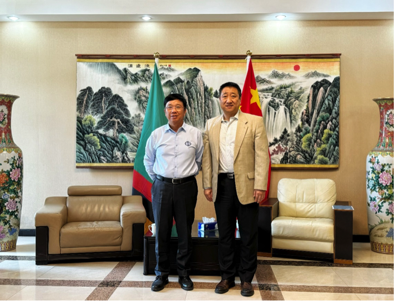 乐天使资源董事长王平卫拜会中国驻赞比亚大使韩镜