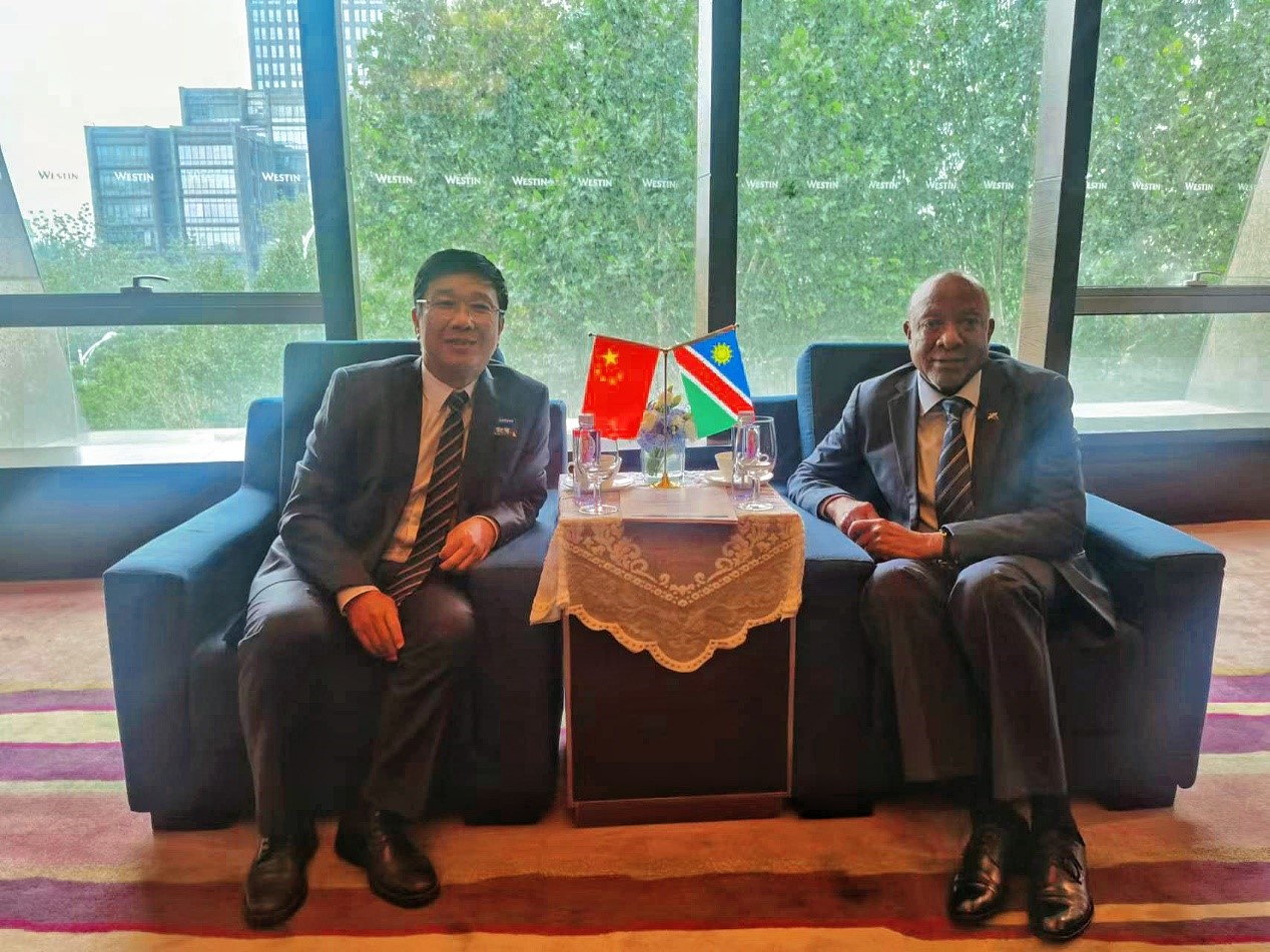 中非合作论坛期间乐天使资源 董事长王平卫拜会三国总统